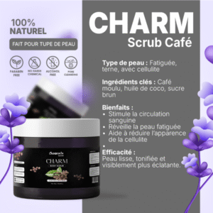 CHARM - Scrub Café starry sky solar powered car air freshener – long lasting fragrance, stylish design, premium car perfume | ideal gift & festive